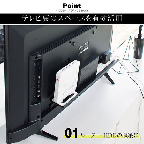smart テレビ裏ラック スマート ワイド60 ブラック.|s2